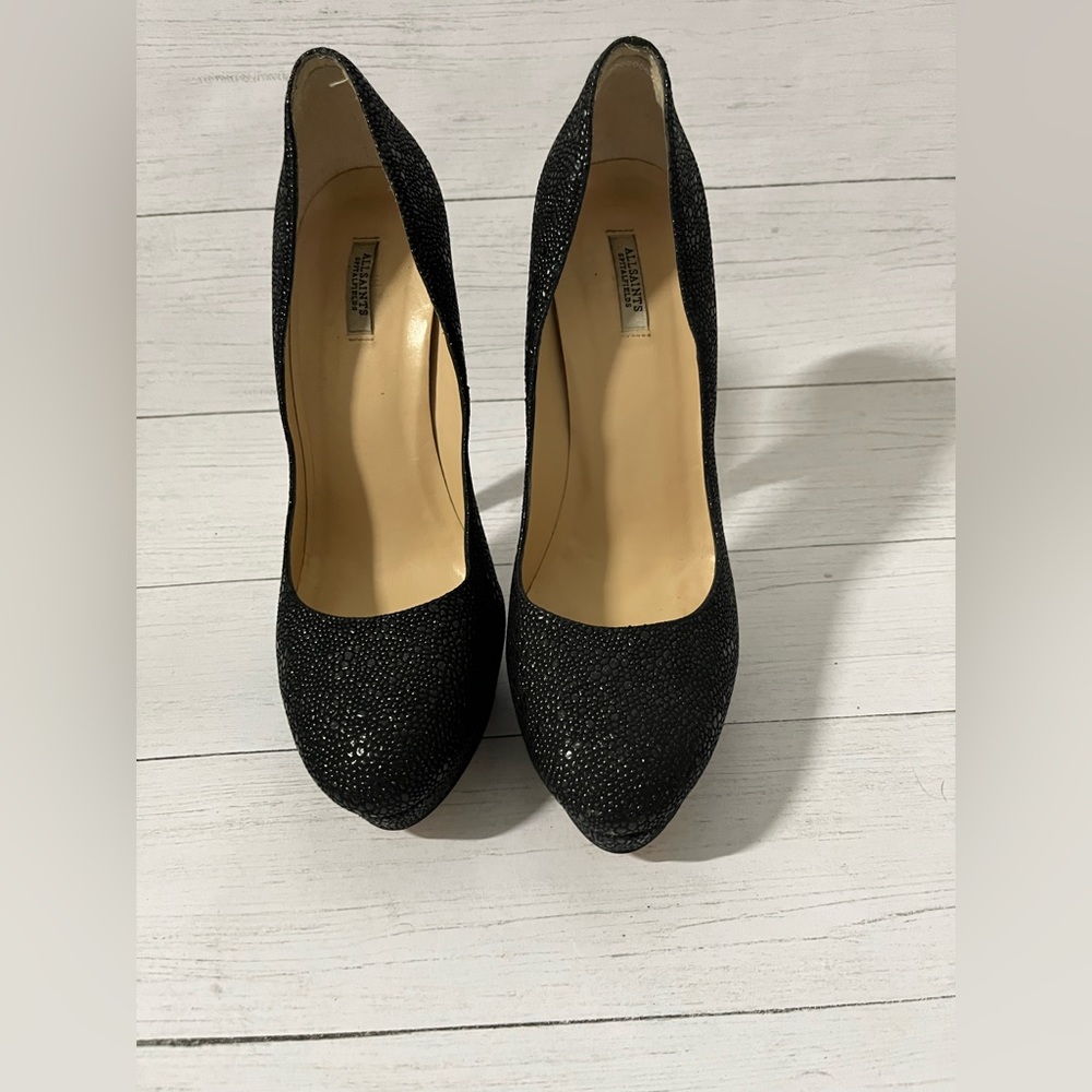 All saints platform heels